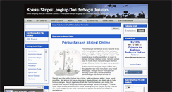 Desktop Screenshot of koleksiskripsi.com